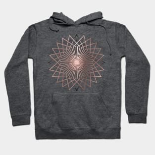 Art Deco Geometric Spiral Hoodie